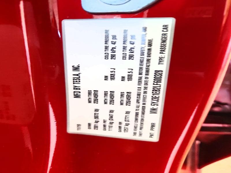 2020 TESLA MODEL 3 12