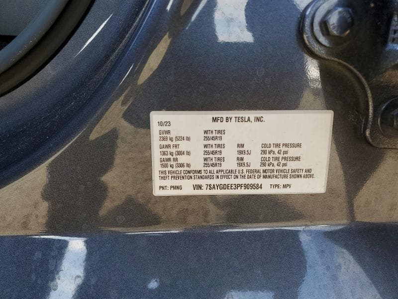 2023 TESLA MODEL Y 12