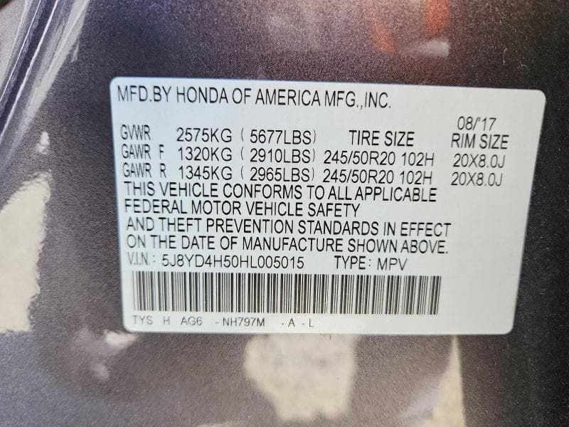 2017 ACURA MDX TECHNOLOGY 13