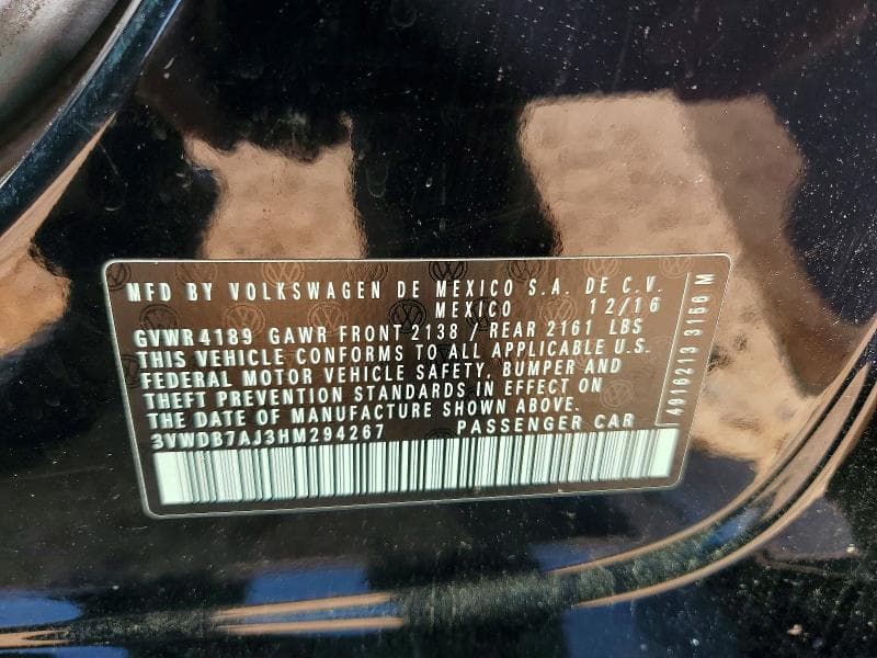 2017 VOLKSWAGEN JETTA SE 13