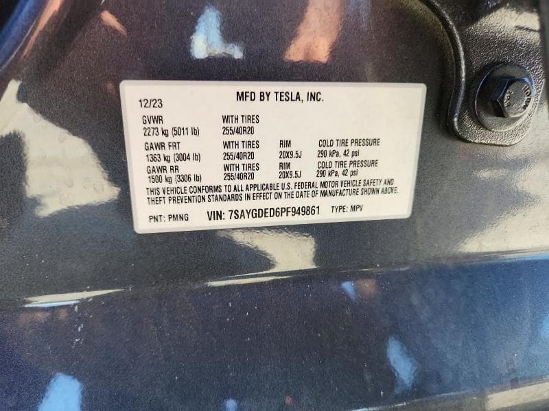 2023 TESLA MODEL Y 12