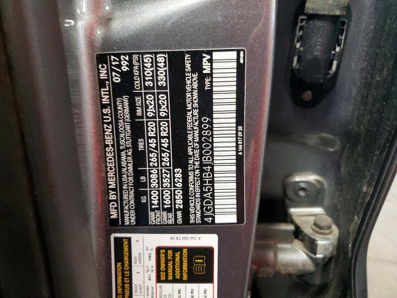 2018 MERCEDES-BENZ GLE 350 4MATIC 12