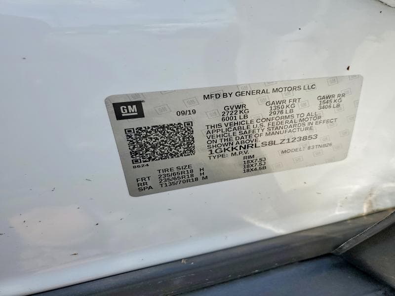 2020 GMC ACADIA SLE 12