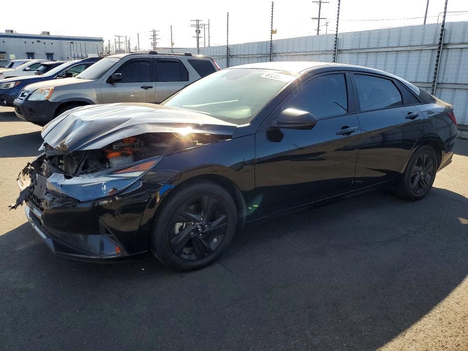 2022 HYUNDAI ELANTRA BLUE - 1