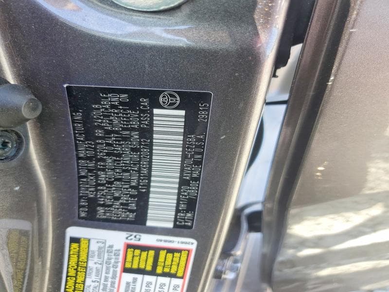 2024 TOYOTA CAMRY SE 12