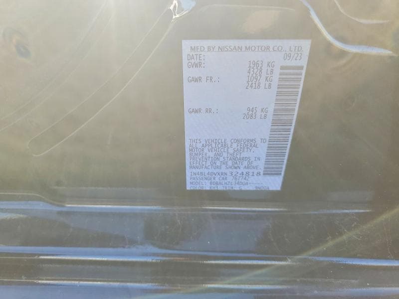 2024 NISSAN ALTIMA SV 12