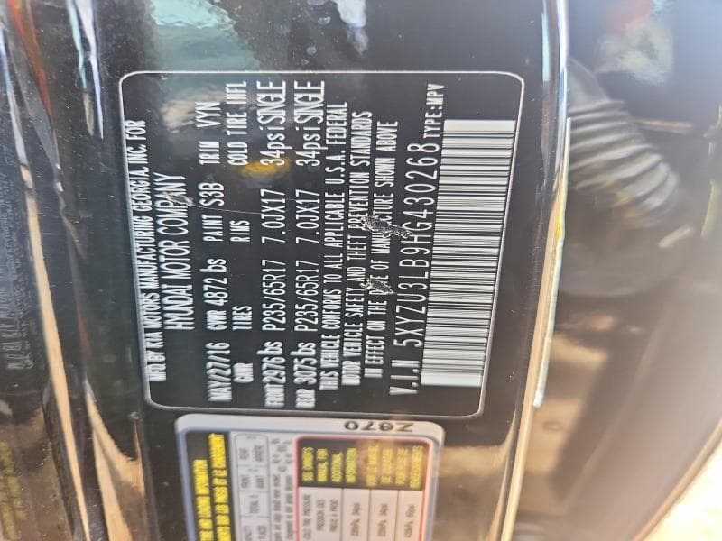 2017 HYUNDAI SANTA FE SPORT 2.4L 14