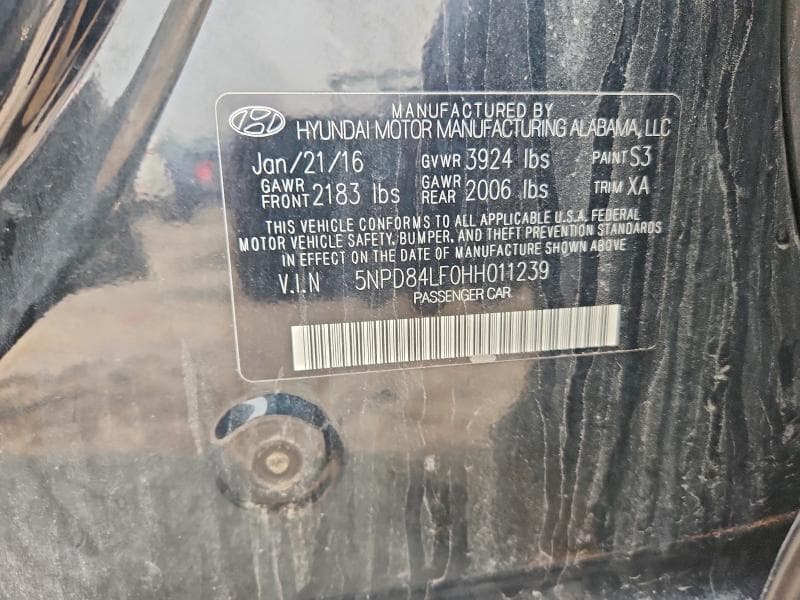 2017 HYUNDAI ELANTRA SE 12