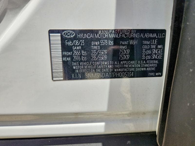 2023 HYUNDAI SANTA FE LIMITED 12