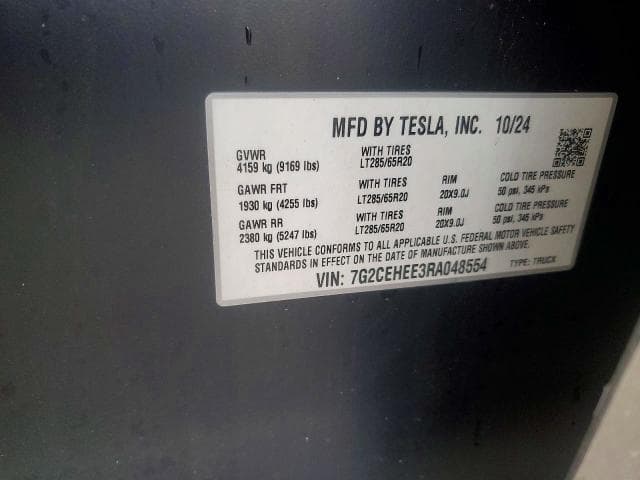2024 TESLA CYBERTRUCK 10