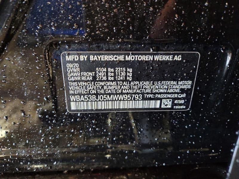 2021 BMW 540 I 12
