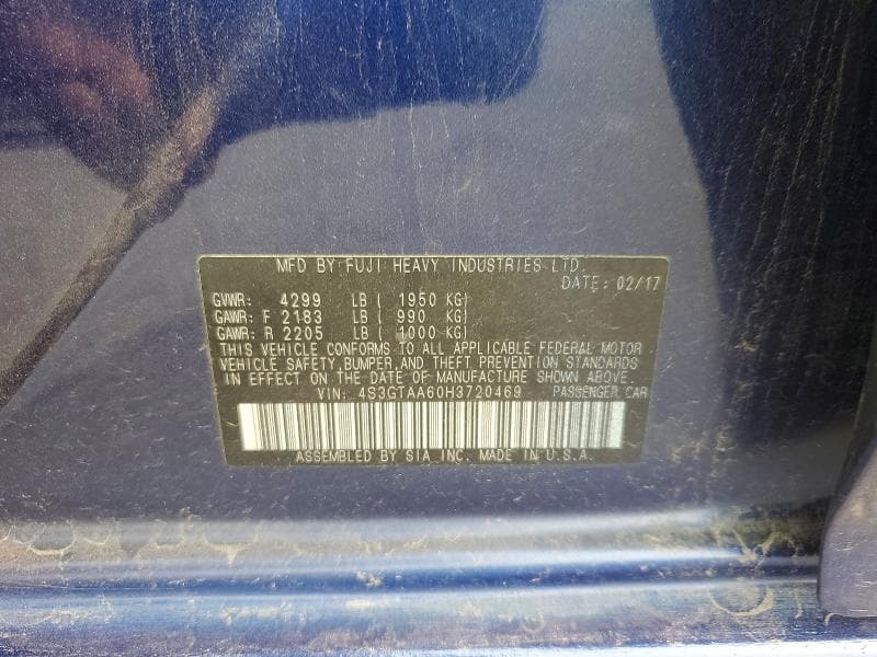 2017 SUBARU IMPREZA 12