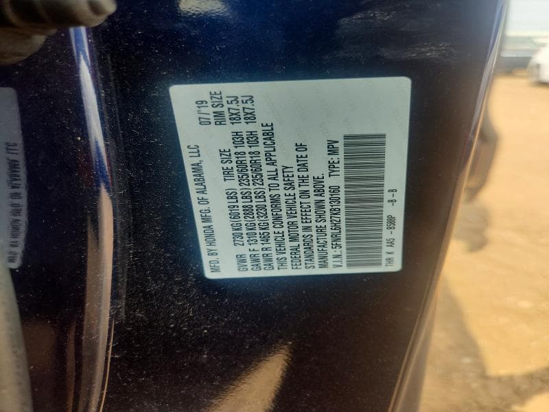 2019 HONDA ODYSSEY LX 13