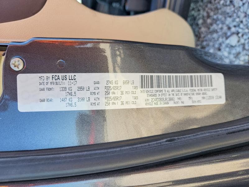 2018 DODGE GRAND CARAVAN SE 14