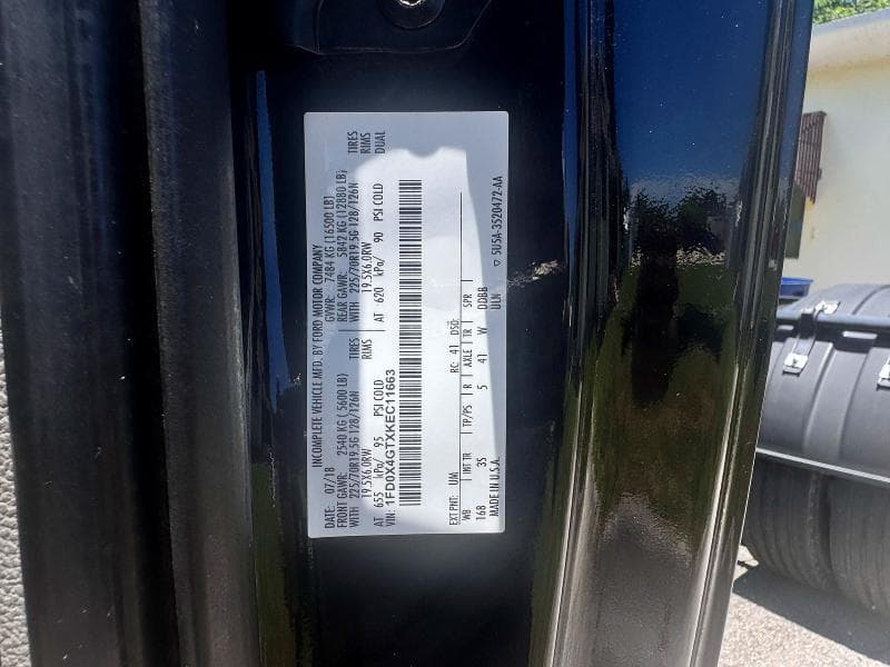 2019 FORD F-450 SUPER DUTY - DUAL REAR WHEEL SUPER DUTY - DUAL REAR WHEEL 10
