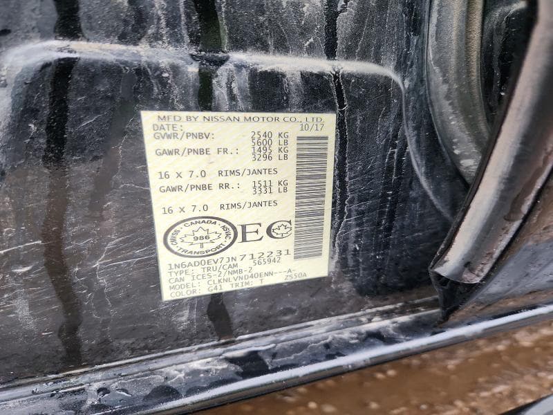 2018 NISSAN FRONTIER S 12