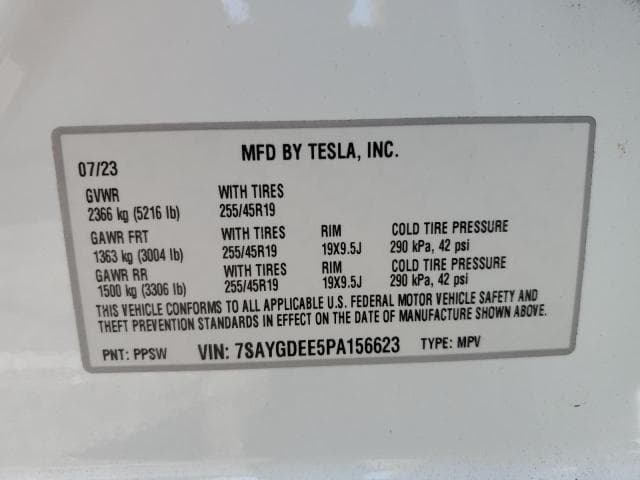 2023 TESLA MODEL Y 14