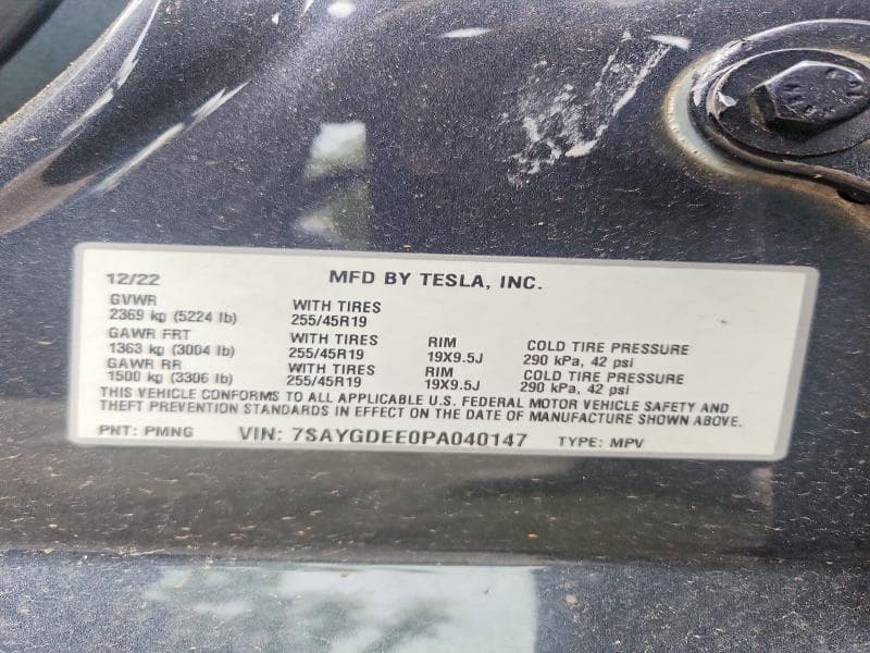 2023 TESLA MODEL Y 12