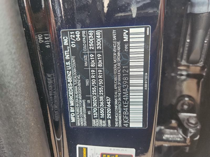 2021 MERCEDES-BENZ GLE 350 4MATIC 13