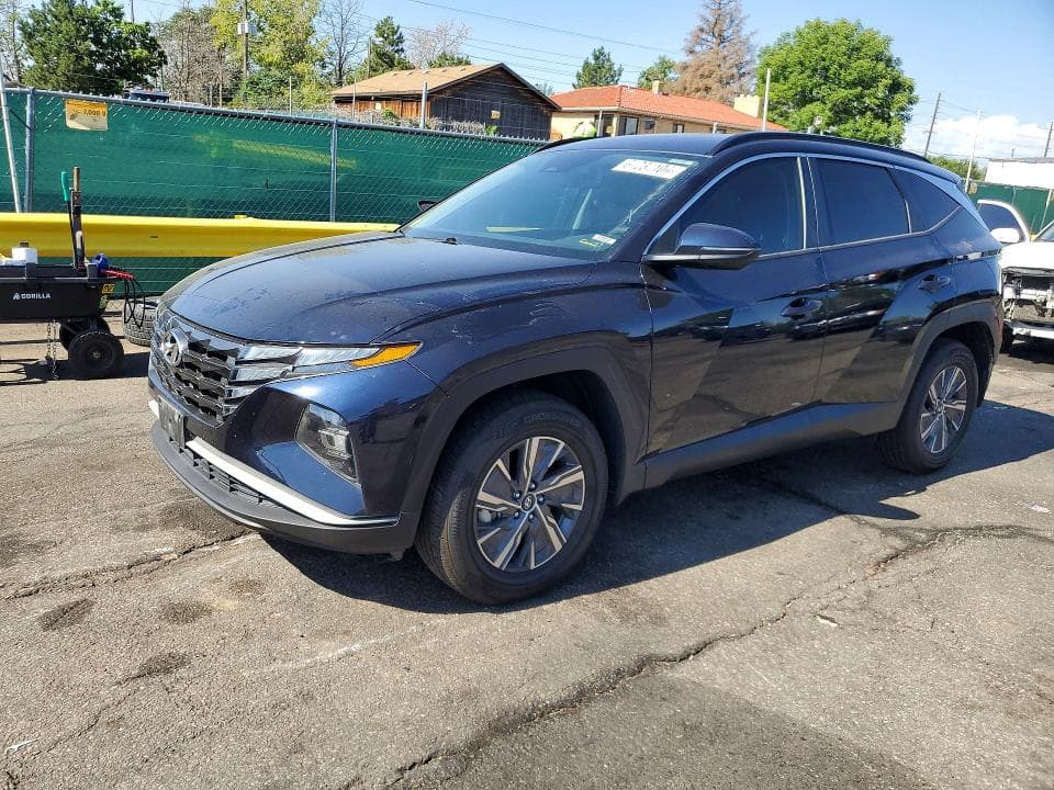 2022 HYUNDAI TUCSON BLUE - 1