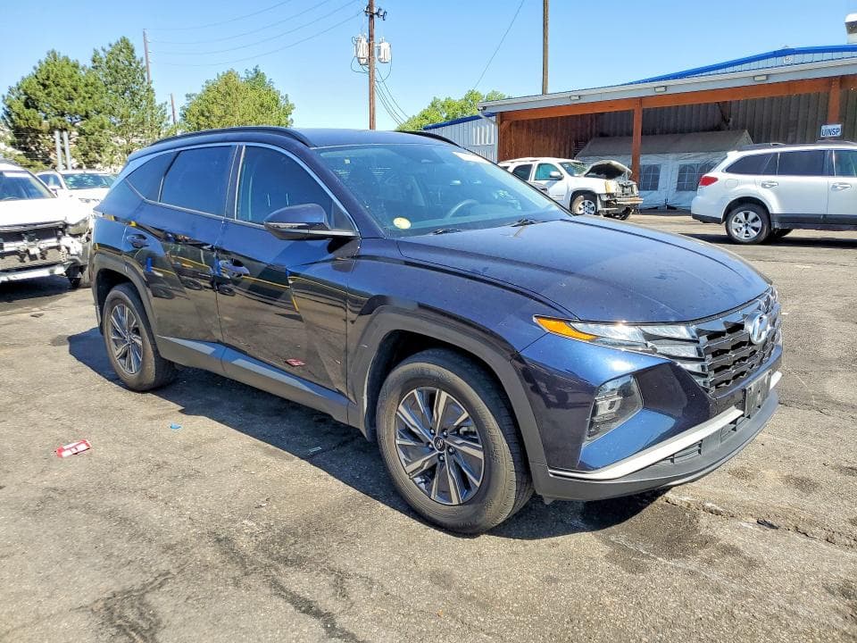 2022 HYUNDAI TUCSON BLUE 4