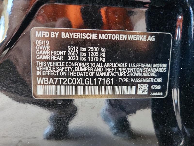2020 BMW 740 I 12