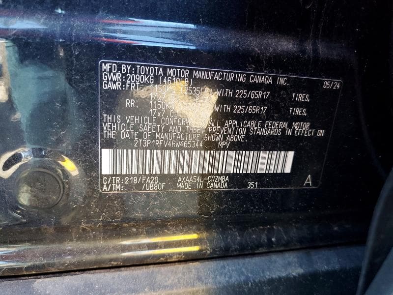2024 TOYOTA RAV4 XLE 13