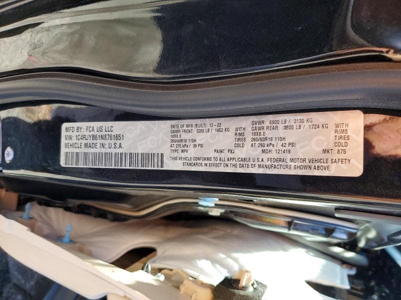 2022 JEEP GRAND CHEROKEE LIMITED 4XE 13