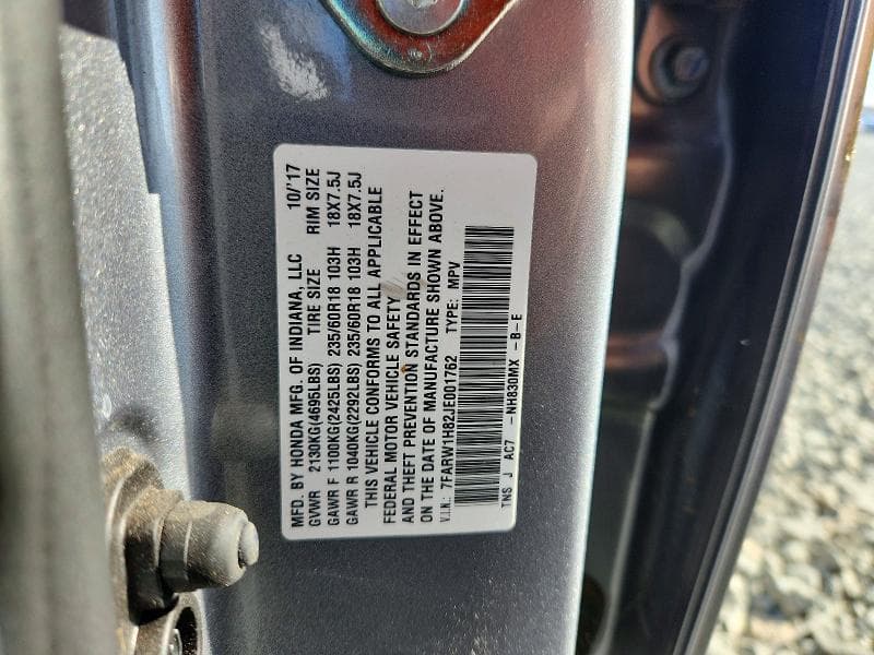 2018 HONDA CR-V EXL 13