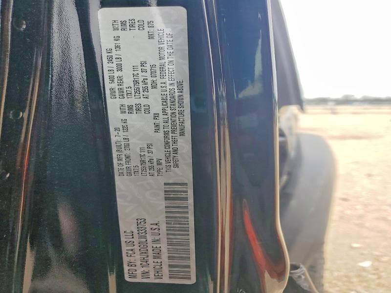 2020 JEEP WRANGLER UNLIMITED SPORT 12