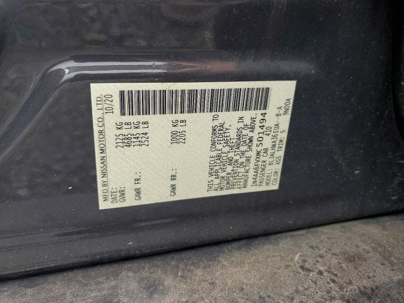 2021 NISSAN MAXIMA PLATINUM 12