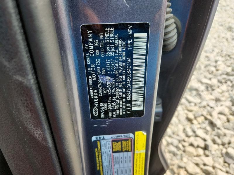 2019 HYUNDAI TUCSON SE SE 13