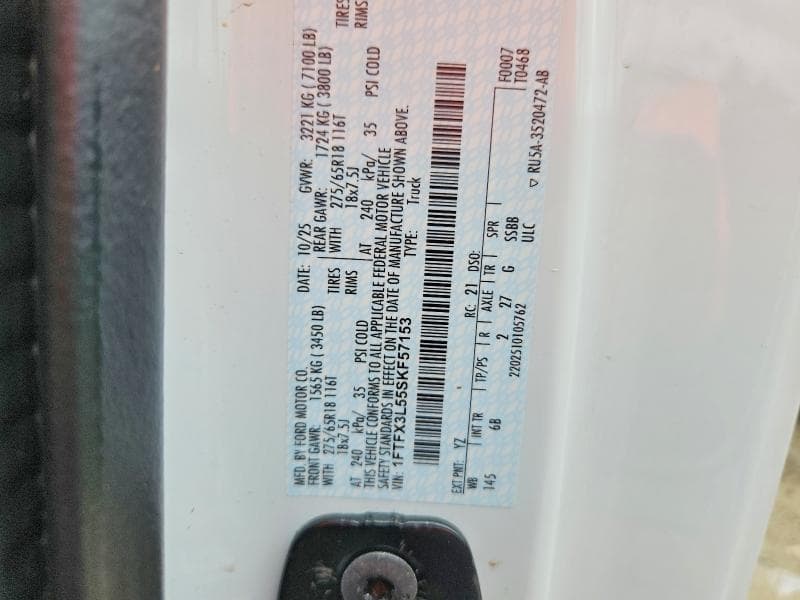 2025 FORD F150 XLT 12