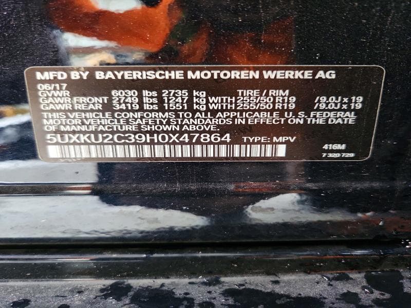 2017 BMW X6 XDRIVE35I 13