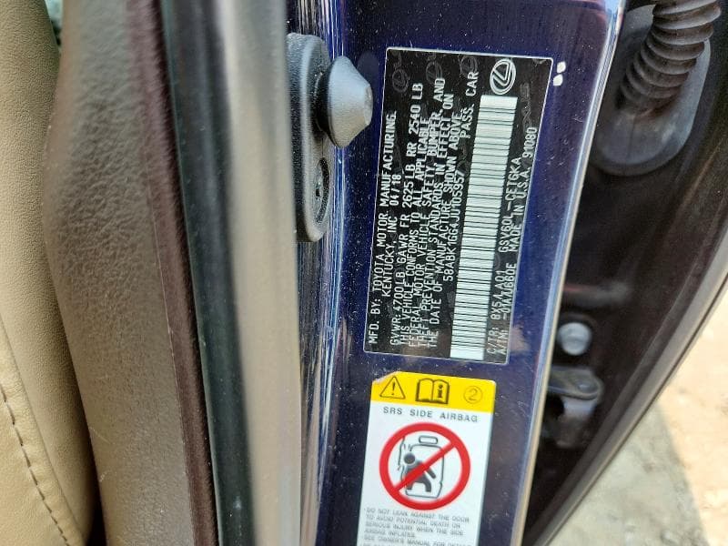 2018 LEXUS ES 350 12