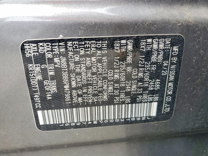 2023 NISSAN ROGUE SV SV 13