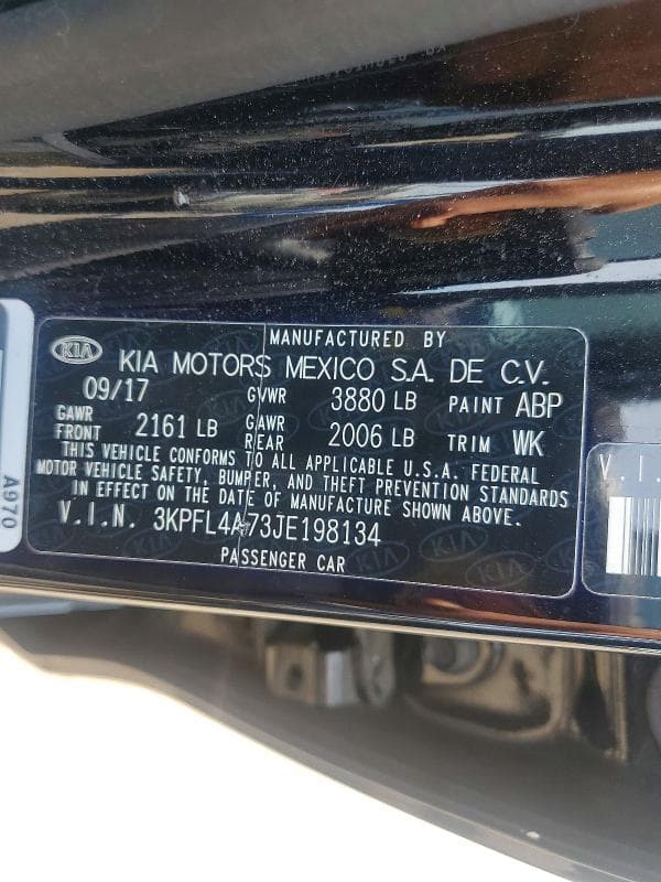 2018 KIA FORTE S 12