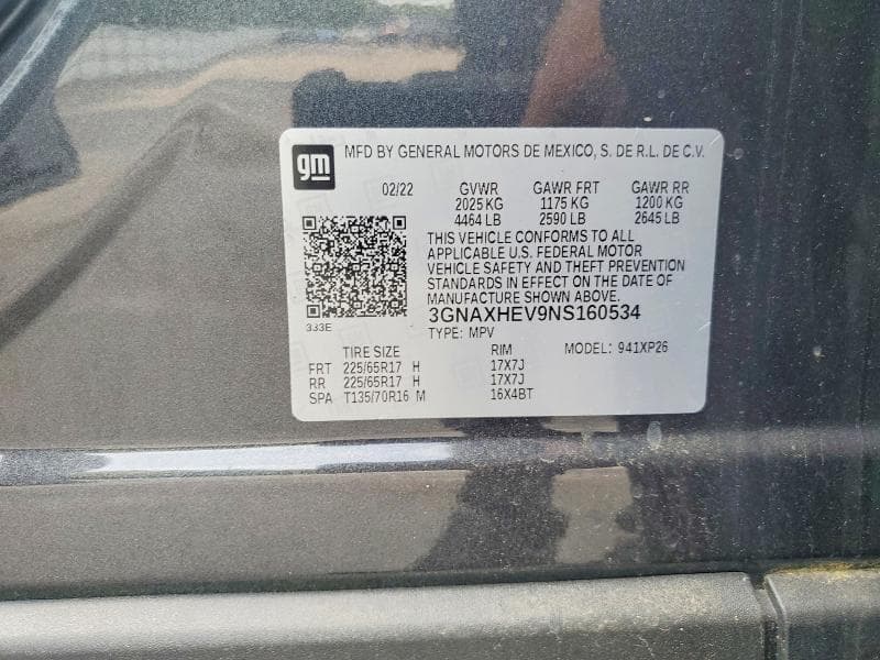 2022 CHEVROLET EQUINOX LS 12