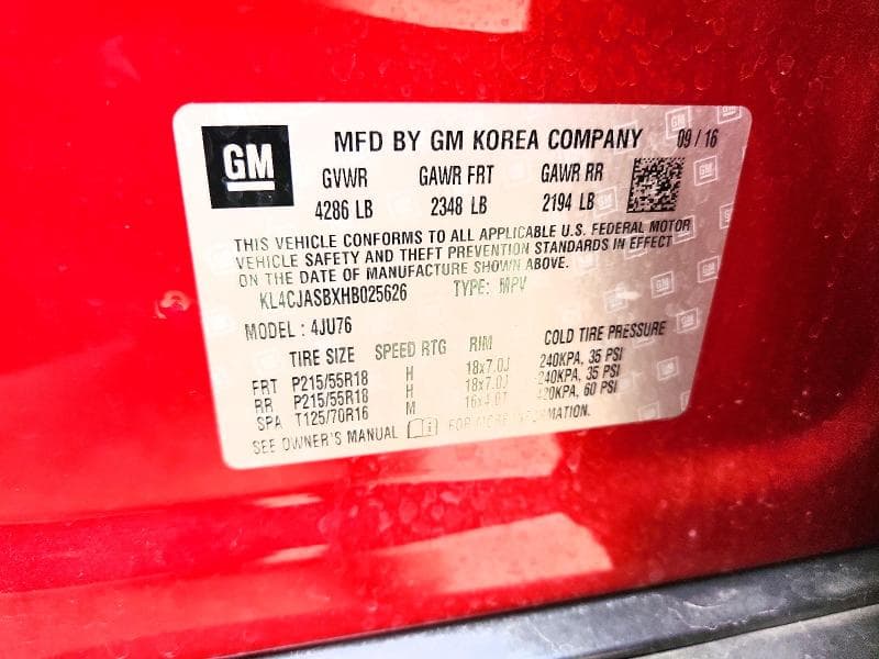2017 BUICK ENCORE PREFERRED 13