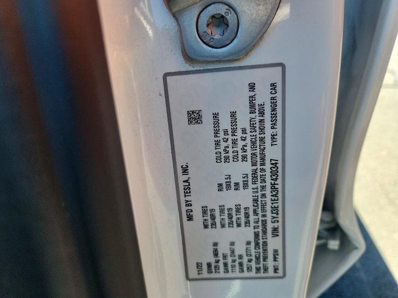 2023 TESLA MODEL 3 13