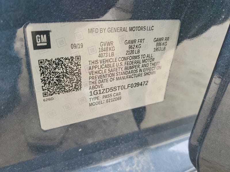2020 CHEVROLET MALIBU LT 12