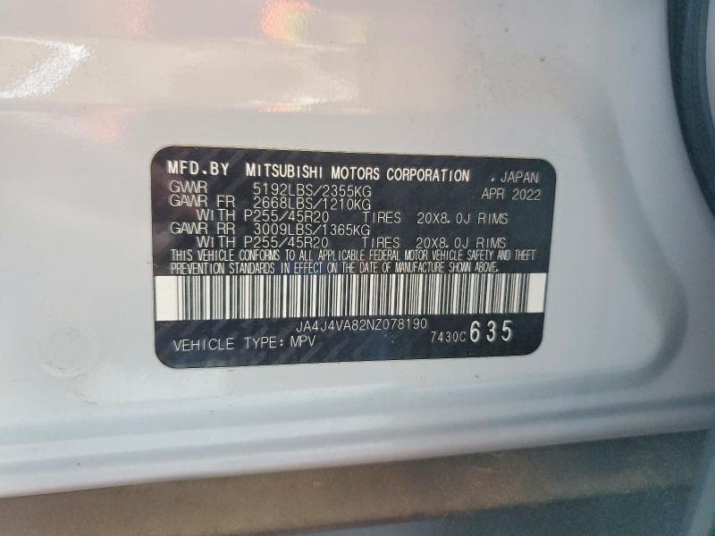 2022 MITSUBISHI OUTLANDER SEL 14