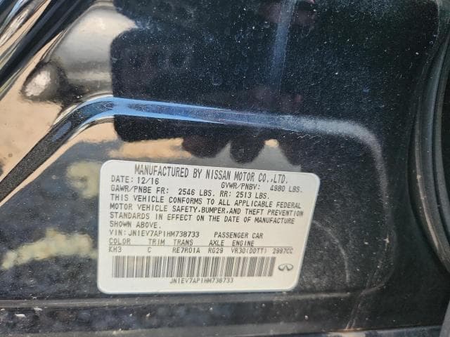 2017 INFINITI Q50 3.0T PREMIUM 3.0T PREMIUM 12