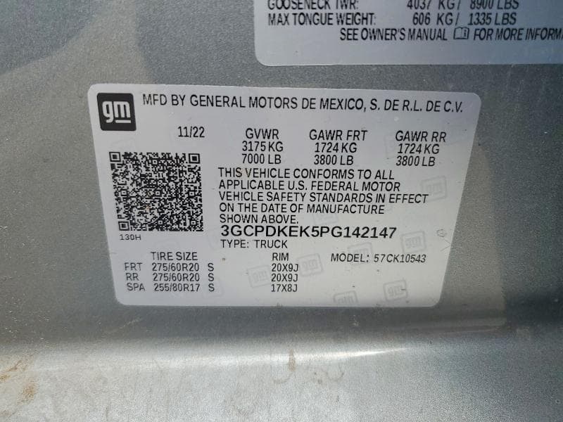 2023 CHEVROLET SILVERADO K1500 LT-L 12