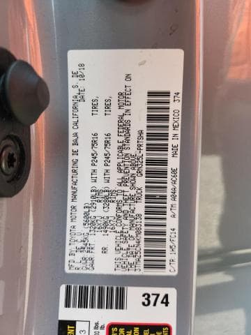 2019 TOYOTA TACOMA SR5 V6 13