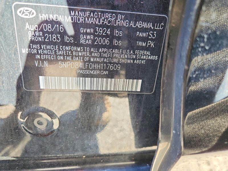 2017 HYUNDAI ELANTRA SE 12