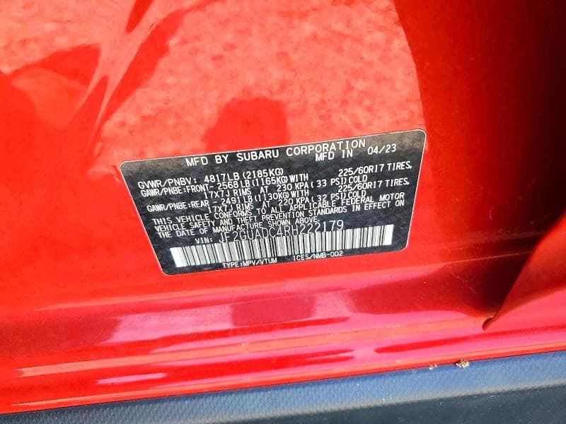 2024 SUBARU CROSSTREK PREMIUM 13