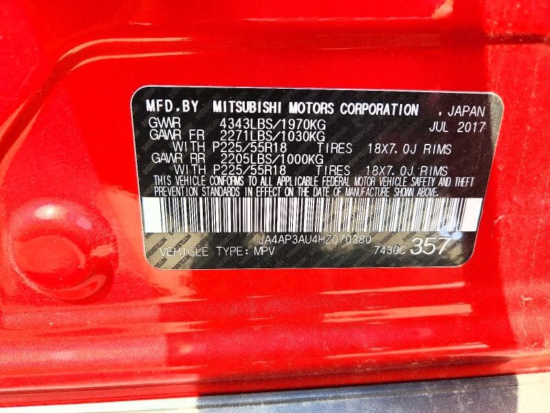 2017 MITSUBISHI OUTLANDER SPORT ES 13