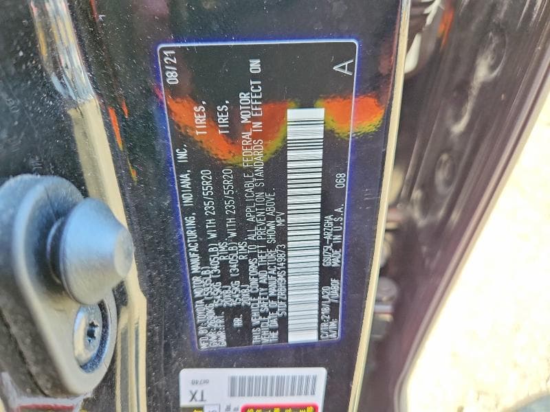 2021 TOYOTA HIGHLANDER PLATINUM 13