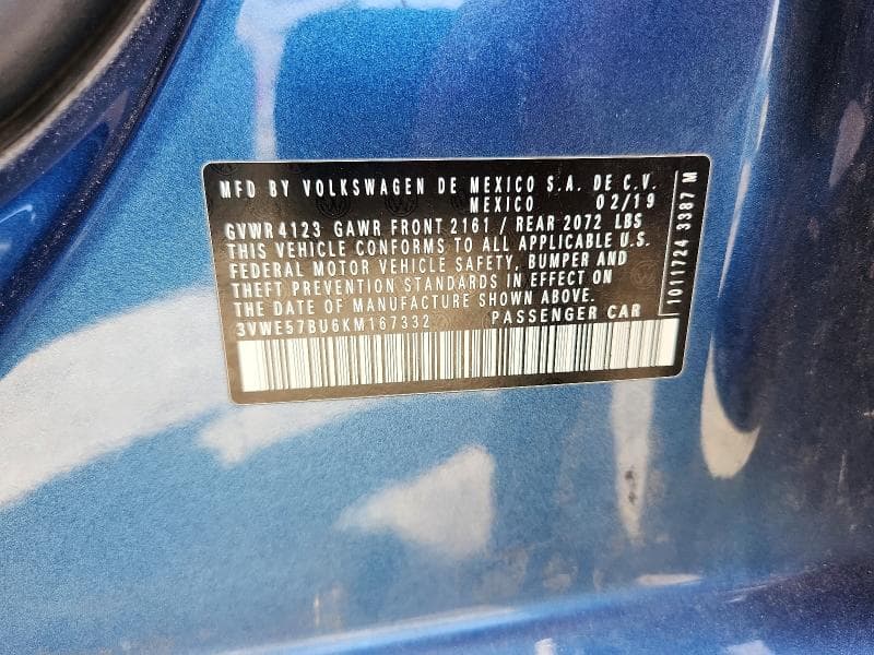 2019 VOLKSWAGEN JETTA SEL 13